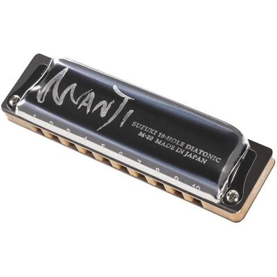 Clarke Suzuki Manji M-20-C (Mundharmonika, Diatonisch), Blasinstrumente, Silber Clarke Suzuki Manji M-20-C (Mundharmonika, Diatonisch), Blasinstrumente, Silber