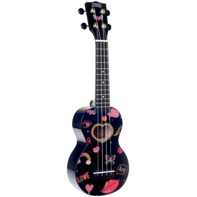 Mahalo Art Series Sopran-Ukulele (Sopran, Soprano), Ukulele, Schwarz Mahalo Art Series Sopran-Ukulele (Sopran, Soprano), Ukulele, Schwarz