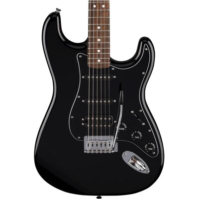 Fender Standard Stratocaster HSS IL Black elektrische gitaar (0266441506) (E-Gitarre, Ahorn, Pappel), Gitarre, Schwarz Fender Standard Stratocaster HSS IL Black elektrische gitaar (0266441506) (E-Gitarre, Ahorn, Pappel), Gitarre, Schwarz