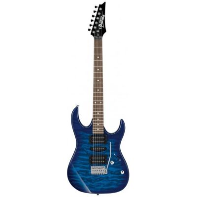 Ibanez gitaar GRX70QATBB Transparant Blauw (E-Gitarre), Gitarre, Transparent Ibanez gitaar GRX70QATBB Transparant Blauw (E-Gitarre), Gitarre, Transparent