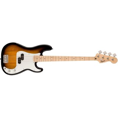 Fender Sonic Precision Bass MN 2-Color Sunburst elektrische basgitaar (E-Bass, Ahorn (Griffbrett), Ahorn (Hals), Pappel (Korpus)), Gitarre, Braun Fender Sonic Precision Bass MN 2-Color Sunburst elektrische basgitaar (E-Bass, Ahorn (Griffbrett), Ahorn (Hals), Pappel (Korpus)), Gitarre, Braun