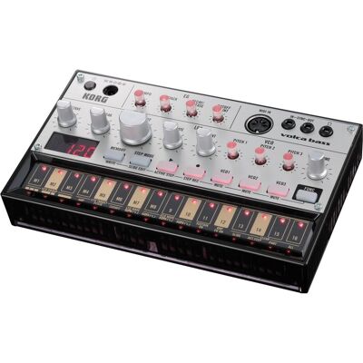 Korg volca bass, Synthesizer, Silber, Schwarz Korg volca bass, Synthesizer, Silber, Schwarz