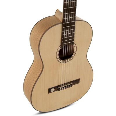 Gewa Pro Natura Gold Klassische Gitarre, Made in Europe (Konzertgitarre, Decke: Fichte, Hals: Ahorn, Korpus: Kirschholz, Steg: Akazie), Gitarre, Gold Gewa Pro Natura Gold Klassische Gitarre, Made in Europe (Konzertgitarre, Decke: Fichte, Hals: Ahorn, Korpus: Kirschholz, Steg: Akazie), Gitarre, Gold
