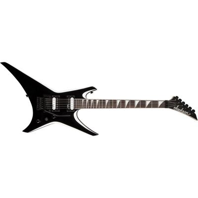 Jackson JS32 Warrior Electric Guitar, Black with White Bevels (E-Gitarre), Gitarre, Schwarz Jackson JS32 Warrior Electric Guitar, Black with White Bevels (E-Gitarre), Gitarre, Schwarz