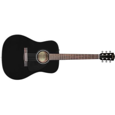 Fender CD-60 DREAD V3 DS (Westerngitarre, Boden und Zargen: Mahagoni, Decke: Fichte), Gitarre, Schwarz Fender CD-60 DREAD V3 DS (Westerngitarre, Boden und Zargen: Mahagoni, Decke: Fichte), Gitarre, Schwarz