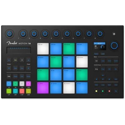 Fender Studio Performance-Controller Motion 16, MIDI Controller, Schwarz Fender Studio Performance-Controller Motion 16, MIDI Controller, Schwarz