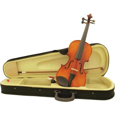 Dimavery Violine 4/4 mit Bogen, im Case (Geige, 4/4), Streichinstrumente Dimavery Violine 4/4 mit Bogen, im Case (Geige, 4/4), Streichinstrumente