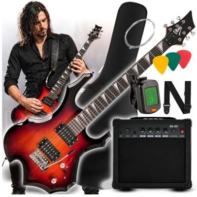 V-tone EGS 39 SB gitara elektryczna 4/4 sunburst (E-Gitarre), Gitarre, Braun V-tone EGS 39 SB gitara elektryczna 4/4 sunburst (E-Gitarre), Gitarre, Braun