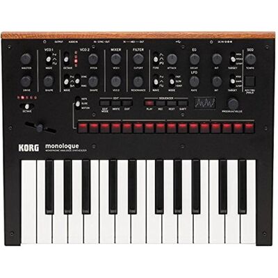 Korg Monologue, Synthesizer, Schwarz Korg Monologue, Synthesizer, Schwarz