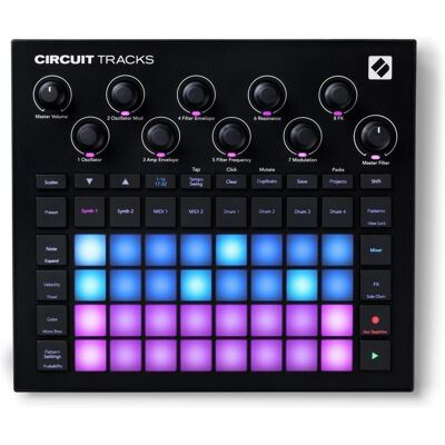 novation Circuit Tracks, Synthesizer, Schwarz novation Circuit Tracks, Synthesizer, Schwarz