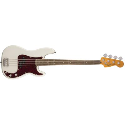 Squier Classic Vibe '60s Precision Bass (E-Bass, Lindeholz Korpus), Gitarre, Weiss Squier Classic Vibe '60s Precision Bass (E-Bass, Lindeholz Korpus), Gitarre, Weiss