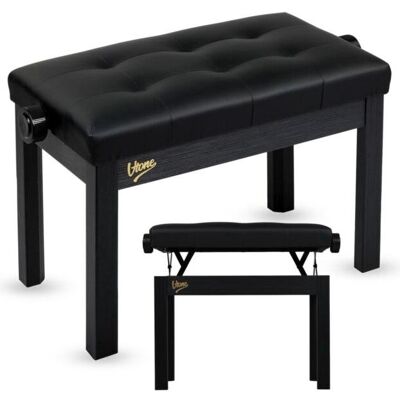 V-tone PB3 BK ława do pianina keyboardu czarna tap (Keyboard, Klavier), Instrumentenständer + Halter, Schwarz V-tone PB3 BK ława do pianina keyboardu czarna tap (Keyboard, Klavier), Instrumentenständer + Halter, Schwarz