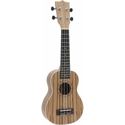 Dimavery UK-400 Ukulele Sopran "Zebrawood" (Sopran, Soprano), Ukulele Dimavery UK-400 Ukulele Sopran "Zebrawood" (Sopran, Soprano), Ukulele