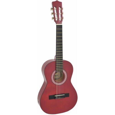 Dimavery AC-303 Klassikgitarre 1/2, rot (Akustik Gitarre, Blackwood, Linde, Nylon, Okoume), Gitarre, Rot Dimavery AC-303 Klassikgitarre 1/2, rot (Akustik Gitarre, Blackwood, Linde, Nylon, Okoume), Gitarre, Rot