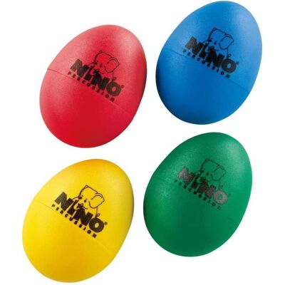Nino Percussion Nino SET 540 Percussion-Set – 4-teiliges Egg-Shaker-Set, Perkussion, Mehrfarbig Nino Percussion Nino SET 540 Percussion-Set – 4-teiliges Egg-Shaker-Set, Perkussion, Mehrfarbig