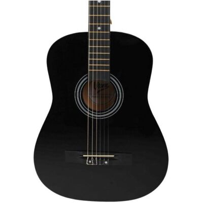 V-tone BCG BK - Gitara klasyczna 4/4 czarna do nauki (Kunststoff, Lindenholz, Nylon, Okoume), Gitarre, Schwarz V-tone BCG BK - Gitara klasyczna 4/4 czarna do nauki (Kunststoff, Lindenholz, Nylon, Okoume), Gitarre, Schwarz