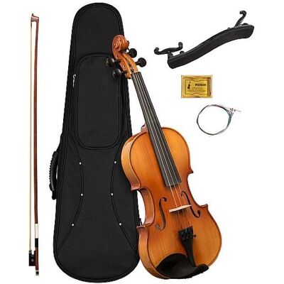 Cascha Violin Set 3/4 (incl. case black, bow, rosin) (3/4), Streichinstrumente, Braun Cascha Violin Set 3/4 (incl. case black, bow, rosin) (3/4), Streichinstrumente, Braun