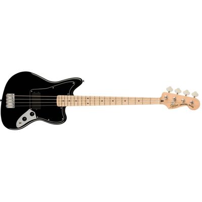 Squier Affinity Series Jaguar Bass H Black MN elektrische basgitaar (E-Bass, Griffbrett: Ahornholz, Hals: Ahornholz, Korpus: Pappelholz), Gitarre, Schwarz Squier Affinity Series Jaguar Bass H Black MN elektrische basgitaar (E-Bass, Griffbrett: Ahornholz, Hals: Ahornholz, Korpus: Pappelholz), Gitarre, Schwarz