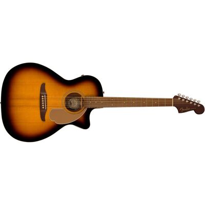 Fender Newporter Player Sunburst WN Gold Pickguard elektrisch-akoestische westerngitaar (Akustik Gitarre), Gitarre, Gold Fender Newporter Player Sunburst WN Gold Pickguard elektrisch-akoestische westerngitaar (Akustik Gitarre), Gitarre, Gold