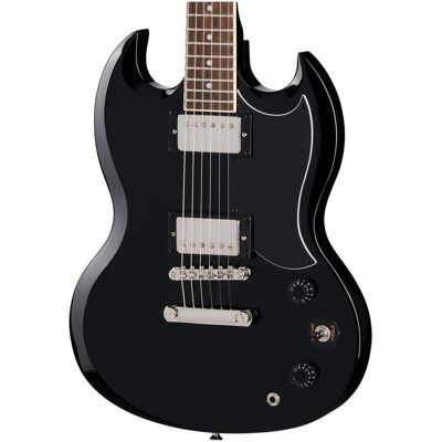 Epiphone SG Tribute Ebony - elektrische Gitarre (Lorbeer, Mahagoni, Okoume), Gitarre, Schwarz Epiphone SG Tribute Ebony - elektrische Gitarre (Lorbeer, Mahagoni, Okoume), Gitarre, Schwarz