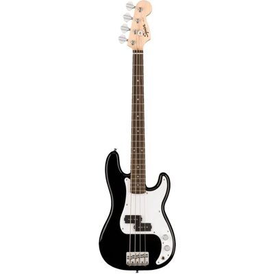 Squier Mini Precision Bass, Black IL (E-Bass, Ahorn (Hals), Lorbeer (Griffbrett), Pappel (Korpus)), Gitarre, Schwarz Squier Mini Precision Bass, Black IL (E-Bass, Ahorn (Hals), Lorbeer (Griffbrett), Pappel (Korpus)), Gitarre, Schwarz