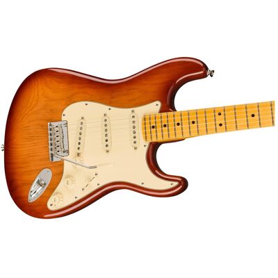 Fender American Professional II Stratocaster Sienna Sunburst MN elektrische gitaar met koffer (Konzertgitarre), Gitarre, Braun Fender American Professional II Stratocaster Sienna Sunburst MN elektrische gitaar met koffer (Konzertgitarre), Gitarre, Braun