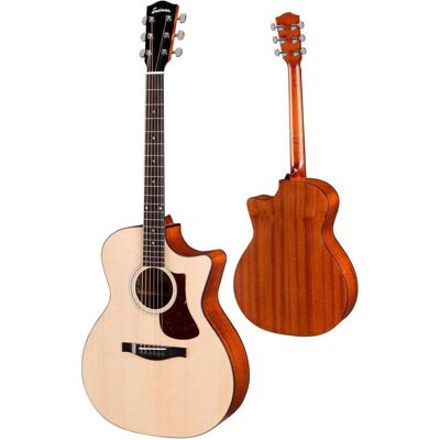 Eastman Guitars Eastman AC122-1CE (Akustik Gitarre, Ebenholz-Griffbrett, Massive Fichtendecke, Massive Sapele-Seiten und -Rückseite), Gitarre, Braun Eastman Guitars Eastman AC122-1CE (Akustik Gitarre, Ebenholz-Griffbrett, Massive Fichtendecke, Massive Sapele-Seiten und -Rückseite), Gitarre, Braun