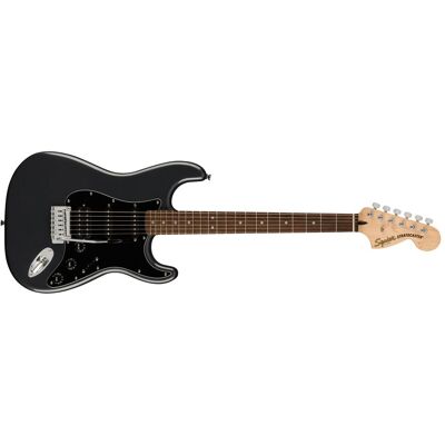 Fender Affinity Series Stratocaster HSS Pack IL (E-Gitarre, Ahornholz, Lorbeer, Pappel), Gitarre, Grau, Schwarz Fender Affinity Series Stratocaster HSS Pack IL (E-Gitarre, Ahornholz, Lorbeer, Pappel), Gitarre, Grau, Schwarz