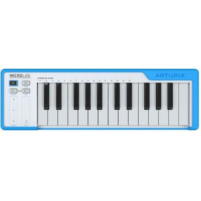 Arturia MicroLab (Keyboard), MIDI Controller, Blau Arturia MicroLab (Keyboard), MIDI Controller, Blau