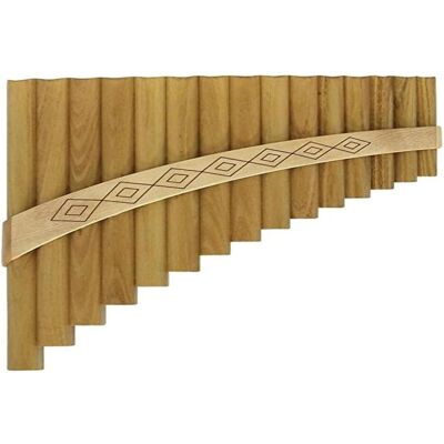 Gewa 700322Panflute Soloist Gmajor 15 tubes (Panflöte), Blasinstrumente, Braun Gewa 700322Panflute Soloist Gmajor 15 tubes (Panflöte), Blasinstrumente, Braun