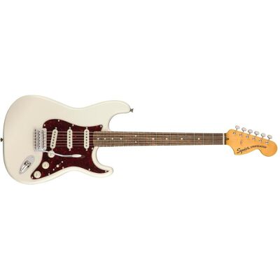 Fender Classic Vibe 70s Stratocaster Olympic White (E-Gitarre, Griffbrett: Indisch Lorbeer, Hals: Ahorn, Korpus: Pappel), Gitarre, Weiss Fender Classic Vibe 70s Stratocaster Olympic White (E-Gitarre, Griffbrett: Indisch Lorbeer, Hals: Ahorn, Korpus: Pappel), Gitarre, Weiss