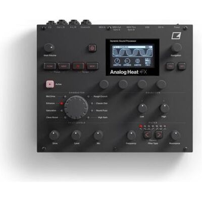 Elektron Analog Heat +Fx, Synthesizer, Schwarz Elektron Analog Heat +Fx, Synthesizer, Schwarz