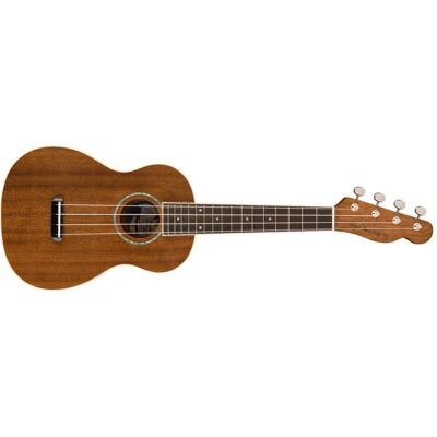 Fender California Coast Zuma concert ukelele naturel (Konzert), Ukulele, Braun Fender California Coast Zuma concert ukelele naturel (Konzert), Ukulele, Braun