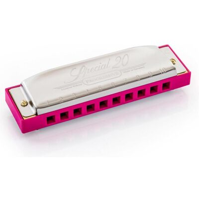 Hohner Special 20 C-Dur (Mundharmonika, Diatonisch), Blasinstrumente, Silber, Pink Hohner Special 20 C-Dur (Mundharmonika, Diatonisch), Blasinstrumente, Silber, Pink
