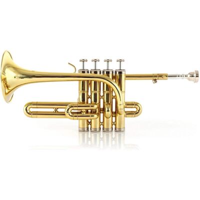 Classic Cantabile brass PT196 Bb PiccoloTrumpet (Trompete, Piccolo), Blasinstrumente, Gold Classic Cantabile brass PT196 Bb PiccoloTrumpet (Trompete, Piccolo), Blasinstrumente, Gold