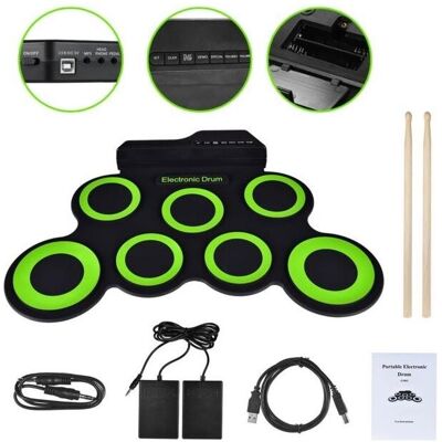 OEM SUPRIMO ROLL UP DRUM PAD zwijana perkusja elektron (E-Drum), Schlagzeug OEM SUPRIMO ROLL UP DRUM PAD zwijana perkusja elektron (E-Drum), Schlagzeug