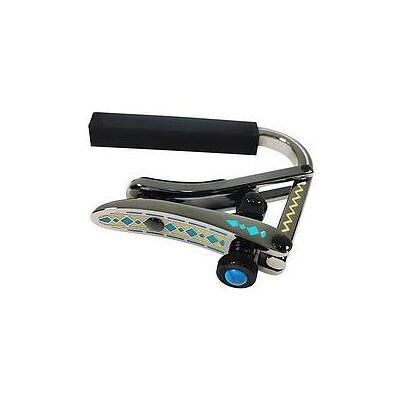 Shubb Capo C1d Blue Diamond LTD Acoust, Gitarre Zubehör, Mehrfarbig, Türkis Shubb Capo C1d Blue Diamond LTD Acoust, Gitarre Zubehör, Mehrfarbig, Türkis