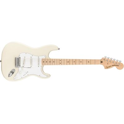 Fender Affinity Series Stratocaster MN Olympic White elektrische gitaar, Gitarre, Weiss Fender Affinity Series Stratocaster MN Olympic White elektrische gitaar, Gitarre, Weiss