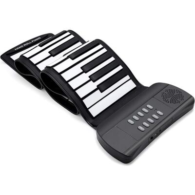 Mikamax Roll Up Keyboard (61 Tasten), Keyboard, Schwarz Mikamax Roll Up Keyboard (61 Tasten), Keyboard, Schwarz