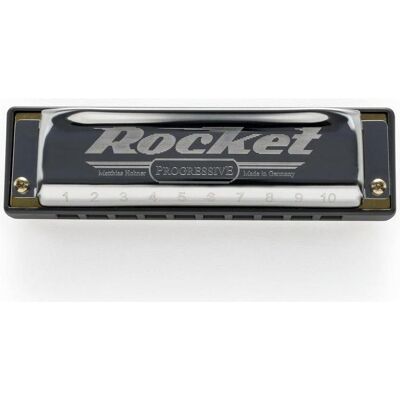 Hohner Rocket G-Dur (Mundharmonika, Diatonisch), Blasinstrumente, Silber Hohner Rocket G-Dur (Mundharmonika, Diatonisch), Blasinstrumente, Silber