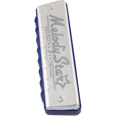 Hohner Melody Star (Mundharmonika, Diatonisch), Blasinstrumente, Blau Hohner Melody Star (Mundharmonika, Diatonisch), Blasinstrumente, Blau