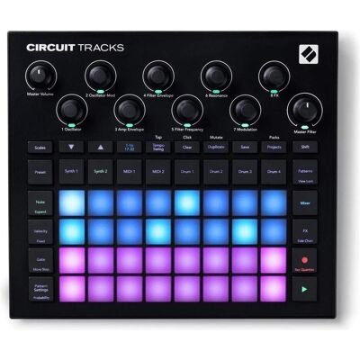 novation Circuit Tracks, Synthesizer, Schwarz novation Circuit Tracks, Synthesizer, Schwarz