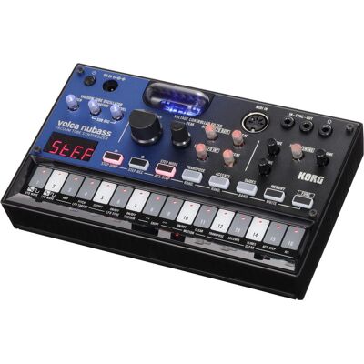 Korg Volca Nubass, Synthesizer, Blau, Schwarz Korg Volca Nubass, Synthesizer, Blau, Schwarz