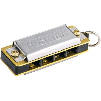 Hohner Mini Mundharmonika (Mundharmonika, Diatonisch), Blasinstrumente, Schwarz Hohner Mini Mundharmonika (Mundharmonika, Diatonisch), Blasinstrumente, Schwarz