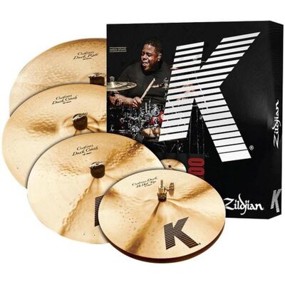 Zildjian K Custom Dark bekkenset (14", Becken), Becken Zildjian K Custom Dark bekkenset (14", Becken), Becken