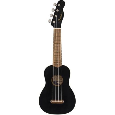 Fender Venice Soprano Ukulele Black (Sopran, Soprano), Ukulele, Schwarz Fender Venice Soprano Ukulele Black (Sopran, Soprano), Ukulele, Schwarz