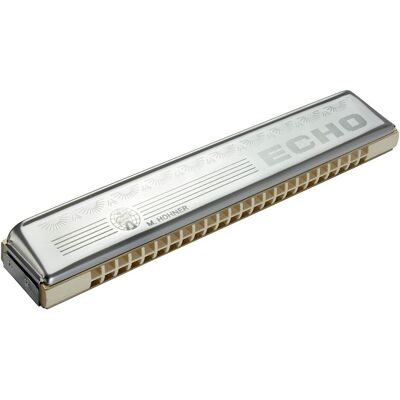 Hohner Echo 48 Tremolo (Mundharmonika, Diatonisch), Blasinstrumente, Gelb Hohner Echo 48 Tremolo (Mundharmonika, Diatonisch), Blasinstrumente, Gelb