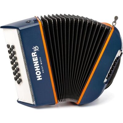 Hohner XS Knopf Kids (Akkordeon), Akkordeon, Orange, Blau Hohner XS Knopf Kids (Akkordeon), Akkordeon, Orange, Blau