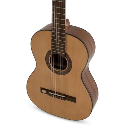 Gewa Konzertgitarre Pro Arte für Kinder, 7/8 Grösse, Made in Europe (Konzertgitarre, Boden und Zargen: Mahagoni, Decke: Massive Fichte, Griffbrett und Steg: Akazie oder Bubinga), Gitarre, Schwarz Gewa Konzertgitarre Pro Arte für Kinder, 7/8 Grösse, Made in Europe (Konzertgitarre, Boden und Zargen: Mahagoni, Decke: Massive Fichte, Griffbrett und Steg: Akazie oder Bubinga), Gitarre, Schwarz