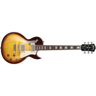 Cort Guitars Met 6 Saiten, gebogenes Esdoorn-Deckel, Mahagoni-Korpus, ClassicRocker H-H Pickup, Vintage Wirbel (E-Gitarre, Decke: Ahorn, Korpus: Mahagoni), Gitarre, Braun Cort Guitars Met 6 Saiten, gebogenes Esdoorn-Deckel, Mahagoni-Korpus, ClassicRocker H-H Pickup, Vintage Wirbel (E-Gitarre, Decke: Ahorn, Korpus: Mahagoni), Gitarre, Braun